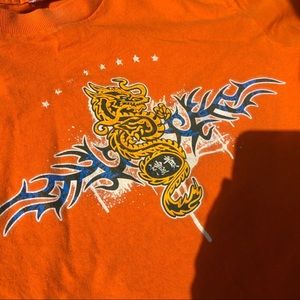 Cute Orange, Dragon Graphic T-Shirt